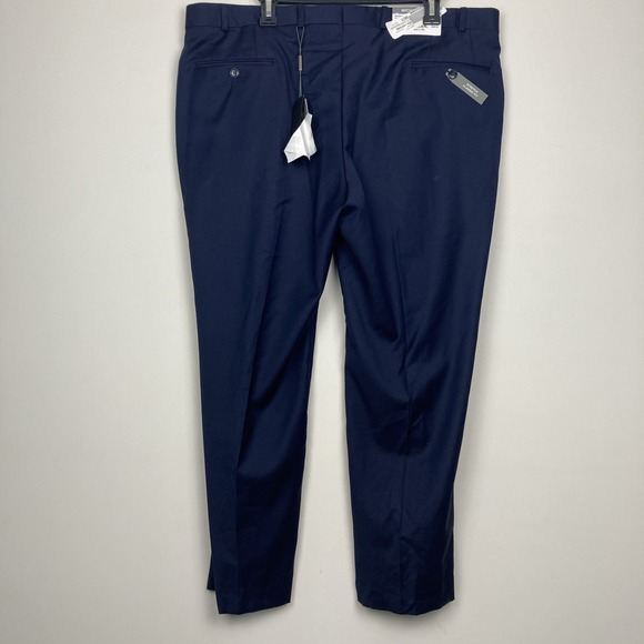 Michael Kors Mens‎ Classic fit Dress Pants 40Wx29L Navy Blue Wool E091346 - Picture 5 of 8